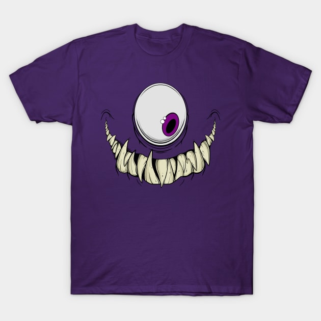 Grinning Monster T-Shirt by JCoulterArtist